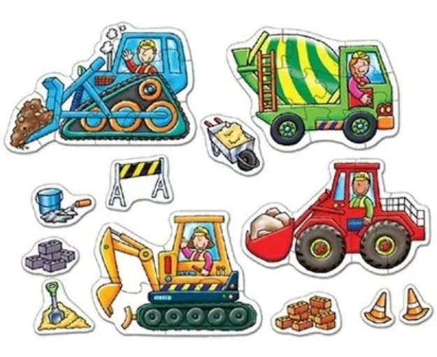 Imagen de Puzzle Maquinarias Orchard 8 Piezas Niños 3 Años+