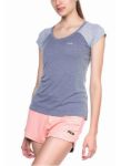 Imagen de Remera Manga Corta Deportiva Fila Melange Libertad De Movim Gris L