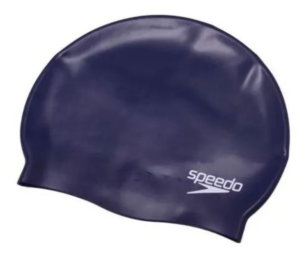 Imagen de Gorra Speedo Natación De Silicona Mod. Plain Flat Azul Azul Marino