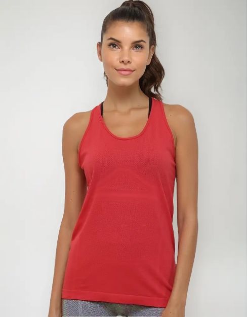 Imagen de Musculosa Deportiva De Mujer Lupo Modelo Regata Nassau Rojo Xl