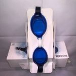 Imagen de Lentes Natación Speedo Jet Blanco Con Azul Con Protección Uv Azul