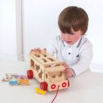 Imagen de Camión De Arrastre Encastre Animales Bigjigs Niños 18 Meses+