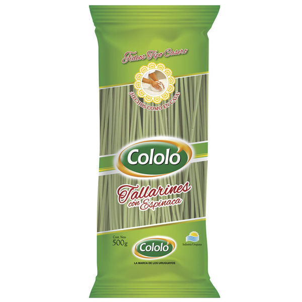 Imagen de Fideos Cololo Tallarines con Espinaca 500 gr