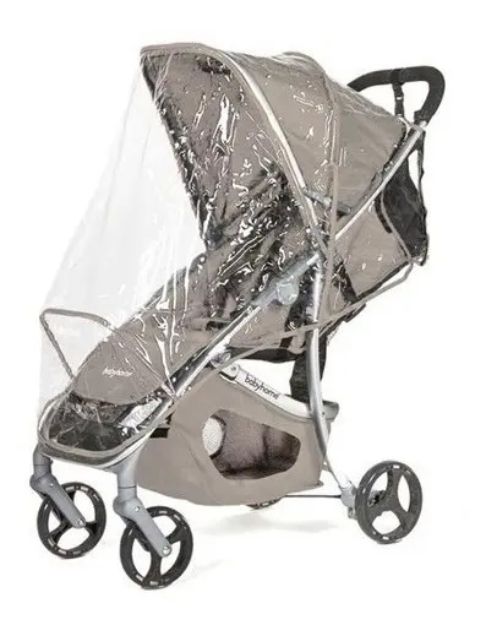 Imagen de Capota De Lluvia  Coche Babyhome Emotion Con Borde Beige