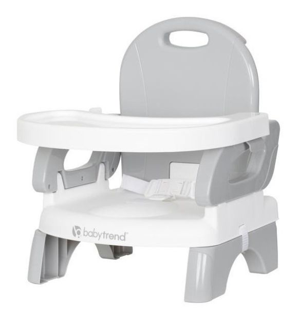 Imagen de Silla Portable Plegable De Comer Para Niños Gris Babytrend Ice Grey Gris