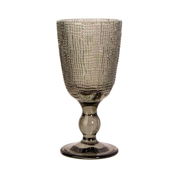 Imagen de Copa de Vino Vidrio 240ml Gris Muselina