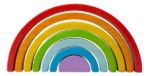 Imagen de Juguete Apilable Arcoiris De Madera Bebes 18 Meses Bigjigs Multicolor