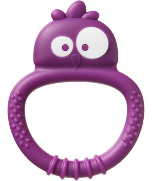 Imagen de Mordillo Silicona Mini Kalani Dentición Bebes 3 Meses + Violeta Oscuro Liso