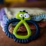 Imagen de Mordillo Silicona Maxi Kalani Dentición Bebes 3 Meses + Verde Lima Liso