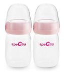 Imagen de Set De 2 Mamaderas Con Tetina Recién Nacidos 160ml Spectra  Transparente Liso