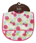 Imagen de Babero Impermeable Con Bolsillo Y Cierre De Botones Jjcole  Pink Blush