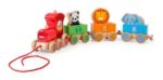 Imagen de Juguete Madera Tren Arrastre Sensorial Animales Bebes 18m+