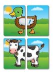 Imagen de Juego Puzzle 24 Cartas Animales Granja Bebes 18m+ Orchard