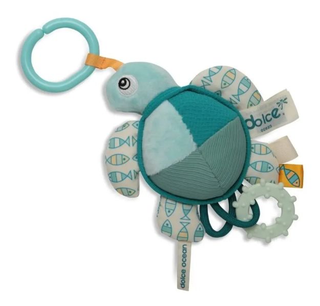 Imagen de Juego Didáctico Tela Colgante Tortuguita Texturas Dolce Toys