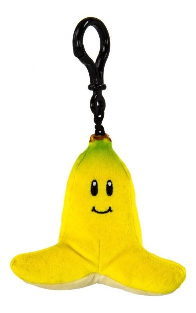 Imagen de Llavero Infantil Clip Colgante Banana Mario Kart Nintendo