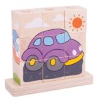 Imagen de Juguete Puzzle Ábaco Medios De Transporte Bigjigs Niños 12m+ 10