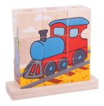 Imagen de Juguete Puzzle Ábaco Medios De Transporte Bigjigs Niños 12m+ 10
