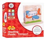 Imagen de Juguete Puzzle Ábaco Medios De Transporte Bigjigs Niños 12m+ 10
