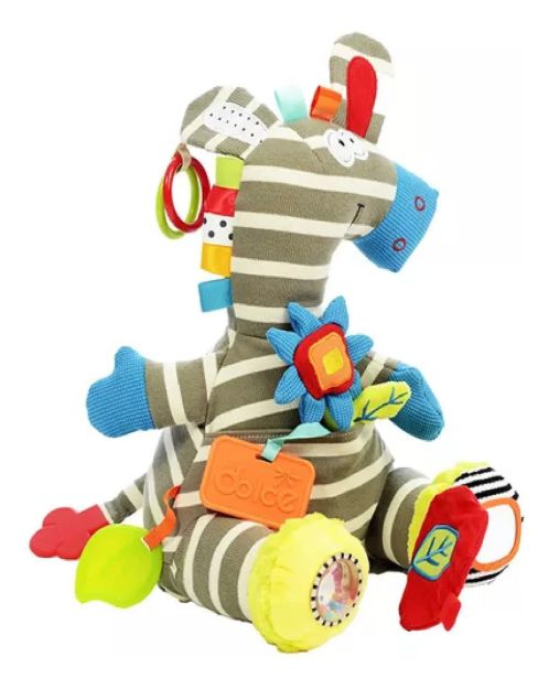 Imagen de Juego Tela Didáctico Zebra Con Texturas Sonidos Dolce Toys