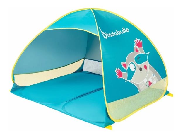 Imagen de Carpa De Playa Azul Badabulle Protección Uv 50+ Con Estacas