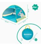Imagen de Carpa De Playa Azul Badabulle Protección Uv 50+ Con Estacas