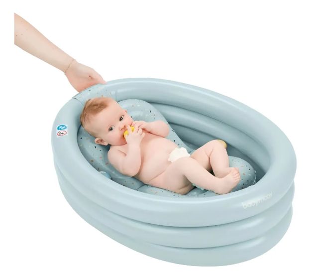 Imagen de Piscina Bañito Inflable Desde Recién Nacido Babymoov Bebes Celeste