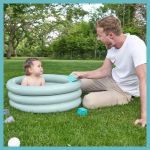 Imagen de Piscina Bañito Inflable Desde Recién Nacido Babymoov Bebes Celeste