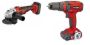 Imagen de Kit taladro perc 20V + amoladora Equus +maletín  Bat 4 amp