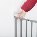 Imagen de Portón Barrera Seguridad Extensible Bebes Fácil Instalación Gris
