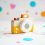 Imagen de Cámara De Fotos Con Lentes Multicolor Madera Bebes 18 Meses+