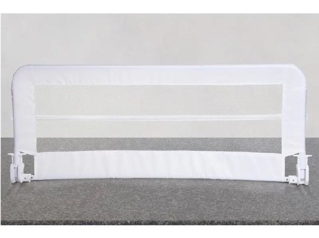 Imagen de Baranda De Seguridad Cama Bebes Retráctil Blanca Dreambaby Blanco Liso