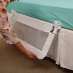 Imagen de Baranda De Seguridad Cama Bebes Retráctil Blanca Dreambaby Blanco Liso