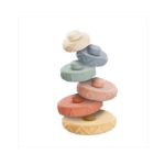 Imagen de Juguete Didáctico Apilar Silicona Discos Anillos Bebes 6m+ Multicolor
