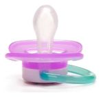 Imagen de Packx 2 Chupetes Silicona Extra Suave Brilla Oscuridad Bebe  Violeta 0 A 6 Meses