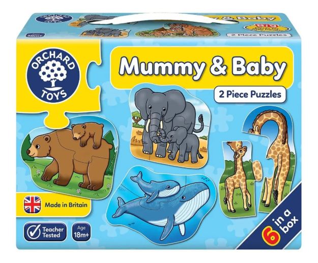 Imagen de Set De 6 Puzzles Orchard Toys Mama Y Bebe