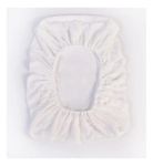 Imagen de Pack X2 Sabanas Bajeras Ajustables Mini Cunas Tamaño 80x50 Blanco Liso