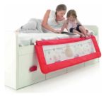 Imagen de Baranda Barrera De Cama Seguridad  Niños Adultos 140 X 44 Cm Rojo Fiesta
