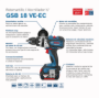 Imagen de Taladro Atornillador Bosch c/percutor 18V 2bat 4amp - Ynter