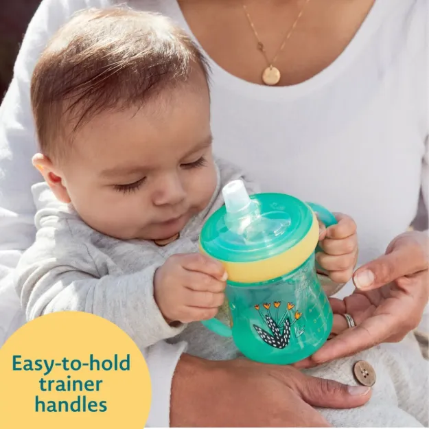 Imagen de Set X2 Vasos Con Asas Antivuelcos Entrenamiento Bebés 6 M+
