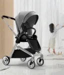 Imagen de Coche Con Babysilla Adaptadores Base Isofix Biuco Bebes Atom