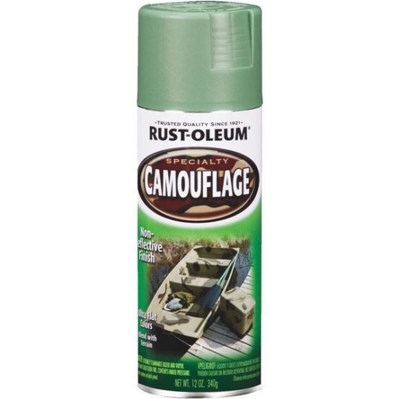Imagen de Aerosol Rust-Oleum Camuflado Mate Verde Militar 340Grs – Ynter Industrial