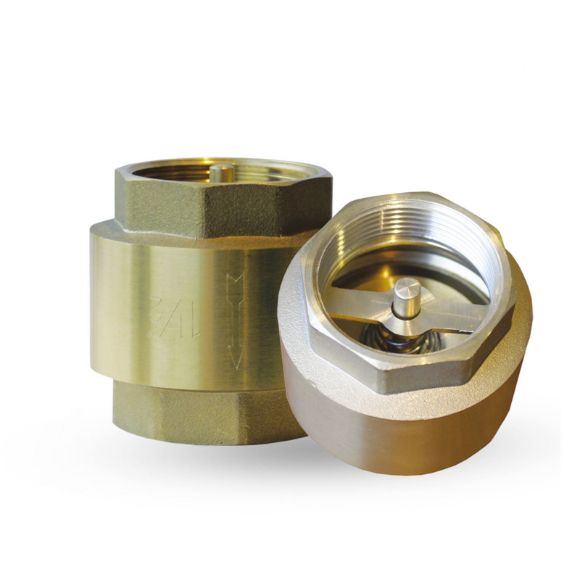 Imagen de Valvula de Retencion Medio Fondo Bronce 1" - Ynter Industrial