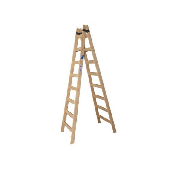 Imagen de Escalera Pintor Eucaliptus Madera 12 Escalones - Ynter Industrial