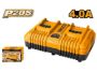 Imagen de Cargador Rapido Inteligente Doble 20V P20S Ingco - Ynter Industrial