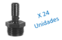 Imagen de 24 X Adaptador rebose de reducción  M 3/4" x 1/2" Amanco -Ynter Industrial