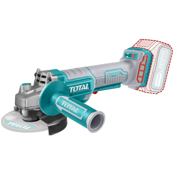 Imagen de Amoladora Angular Total  4.1/2" Inalámbrica 20v s/bat -Ynter