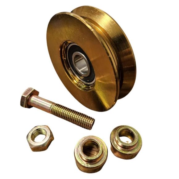 Imagen de Rueda P/ Porton En "V" C/ Ruleman 120MM - Ynter Industrial