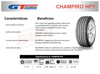 Imagen de Cubierta 205/50/17 Gt Radial Hpy