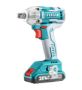 Imagen de Llave de impacto s/ carbones 20V TOTAL enc 1/2" 2 bat +Bolso