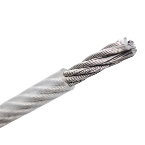 Imagen de Linga Cable De Acero Forrado Galv 6 - 7mm X Metro - Ynter